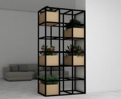   3D Puzzle polcrendszer Matt fekete sznben