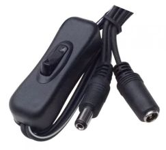   LED DC csatlakozval szerelt kbel, zsinrkapcsolval LED adapterhez (AN)
